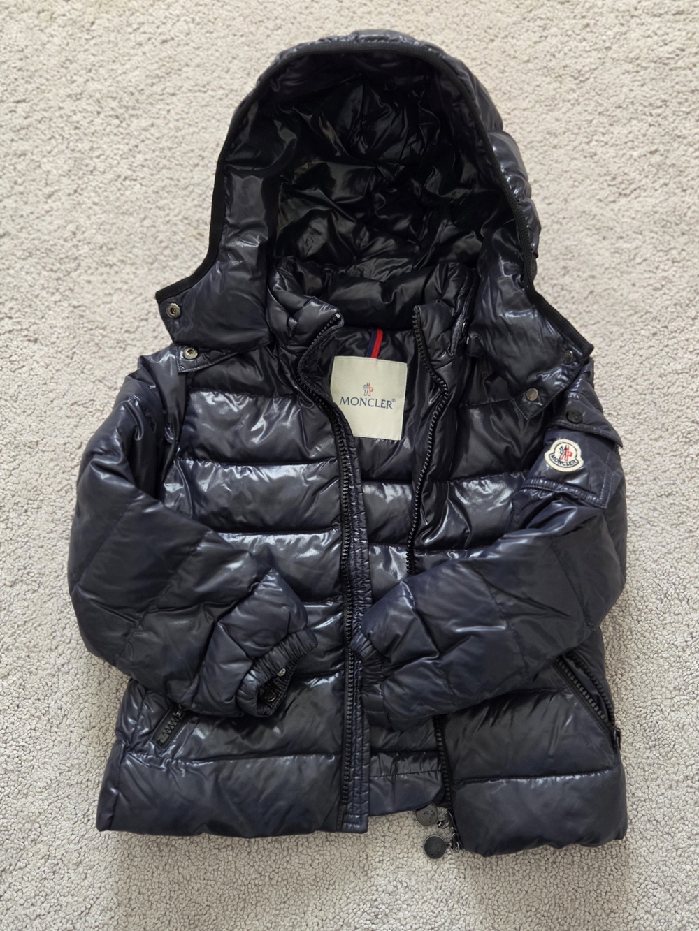 Moncler Kids Black Puffer Jacket